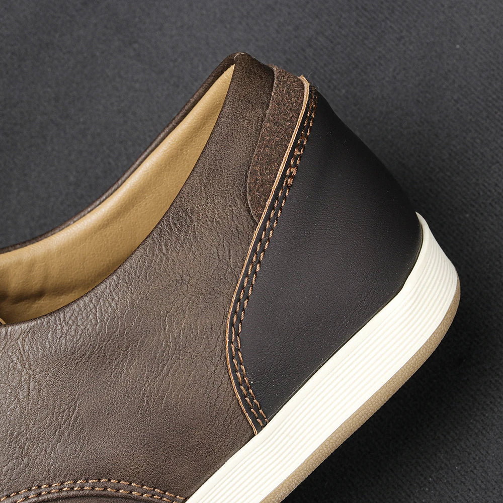 7-13 men shoes fashion comfortable 2024 brand casual shoes leather men