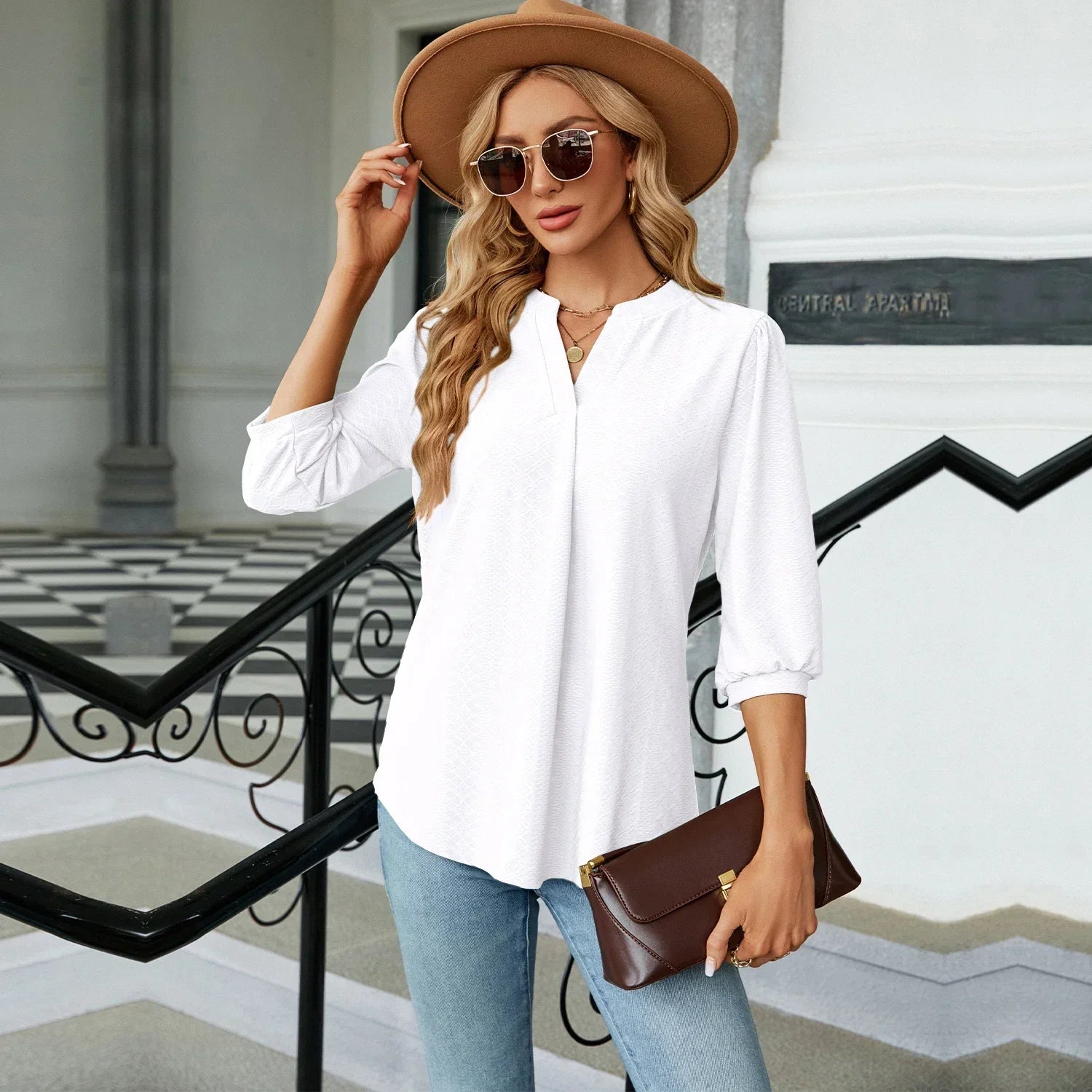 Women's Shirts & Blouses Korean Popular Clothes Green Elegant Tops for Women Trend 2024 Ladies Summer Clothing Top