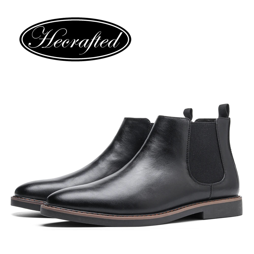 40~46 Men Chelsea Boots Brand Retro Comfortable Fashion Men Boots