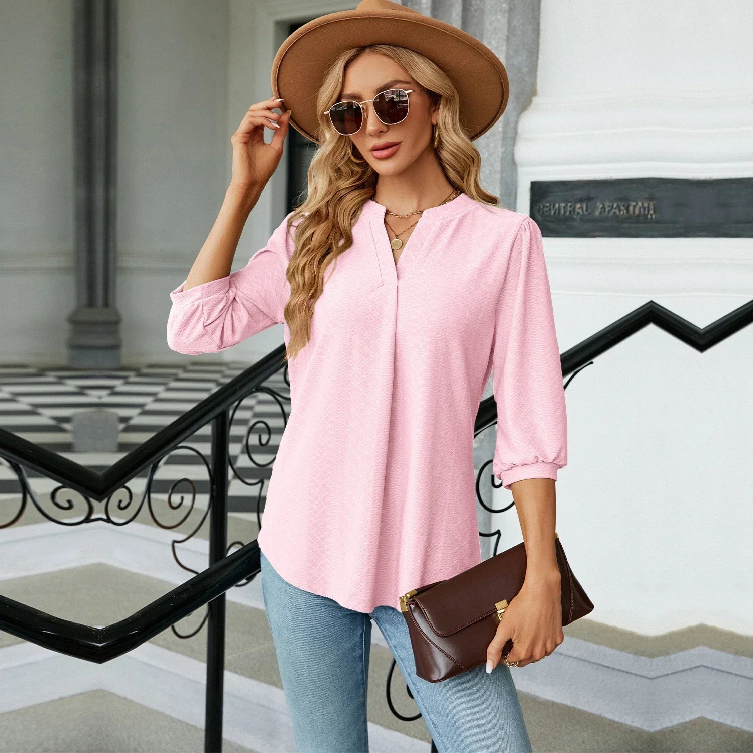 Women's Shirts & Blouses Korean Popular Clothes Green Elegant Tops for Women Trend 2024 Ladies Summer Clothing Top